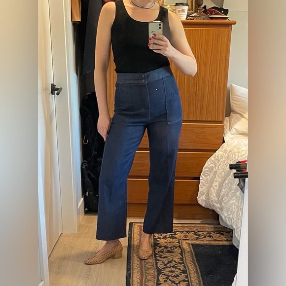 Highrise Vintage 70s Jeans Denim - Picture 2 of 7